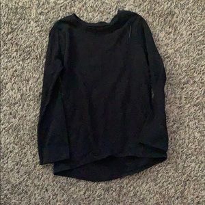 Plain black long sleeve shirt NWOT